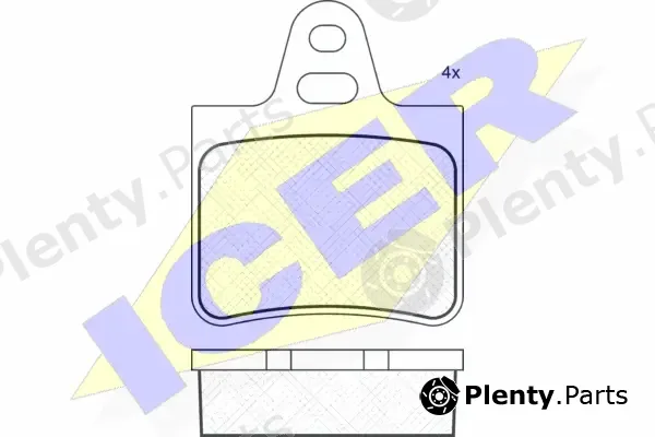 Icer 180292 — Brake Pad Set, disc brake