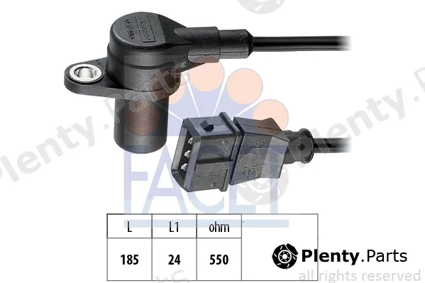 Facet 9.0140 — Sensor, crankshaft pulse Made in Italy - OE Equivalent