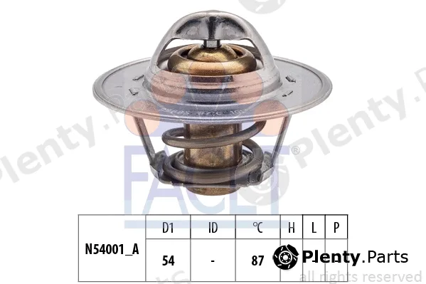 Facet 7.8547S — Thermostat, coolant Made in Italy - OE Equivalent