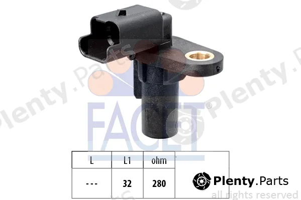 Facet 9.0579 — Sensor, crankshaft pulse Made in Italy - OE Equivalent