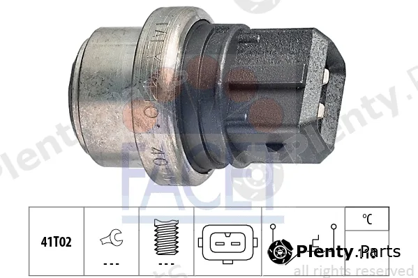 Facet 7.4095 — Temperature Switch, coolant warning lamp Made in Italy - OE Equivalent