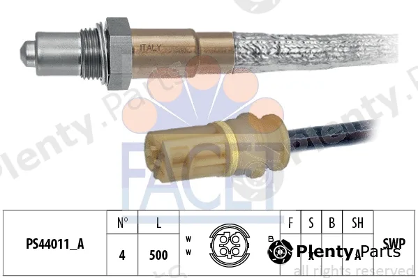 Facet 10.8328 — Lambda Sensor Made in Italy - OE Equivalent