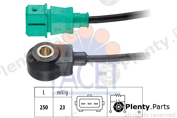Facet 9.3004 — Knock Sensor Made in Italy - OE Equivalent