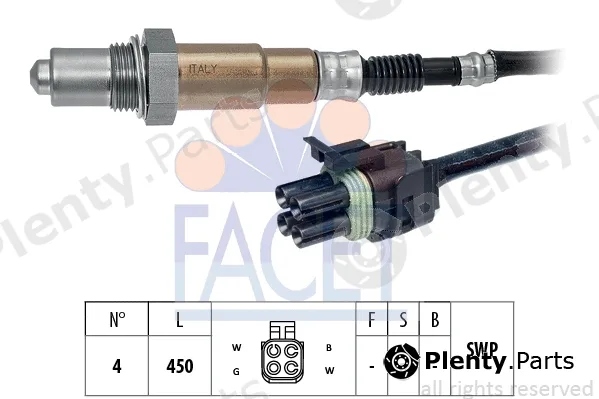Facet 10.8232 — Lambda Sensor Made in Italy - OE Equivalent