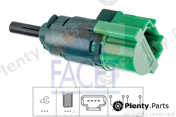 Facet 7.1283 — Stop Light Switch Made in Italy - OE Equivalent