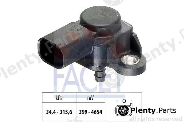 Facet 10.3165 — Air Pressure Sensor, altitude adaption Made in Italy - OE Equivalent