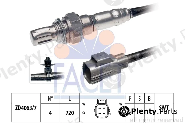 Facet 10.7763 — Lambda Sensor Made in Italy - OE Equivalent