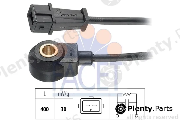 Facet 9.3062 — Knock Sensor Made in Italy - OE Equivalent