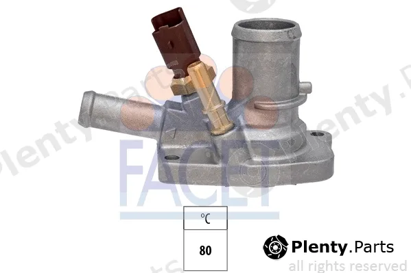 Facet 7.8938 — Thermostat, coolant Made in Italy - OE Equivalent