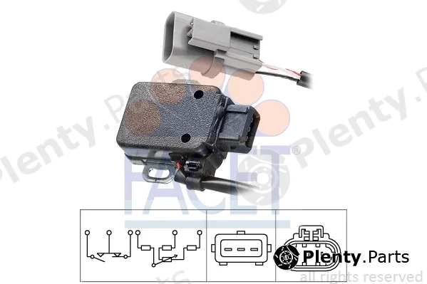 Facet 10.5060 — Sensor, throttle position Made in Italy - OE Equivalent