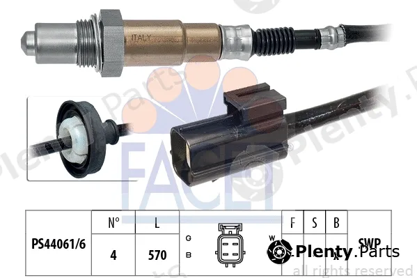 Facet 10.8075 — Lambda Sensor Made in Italy - OE Equivalent
