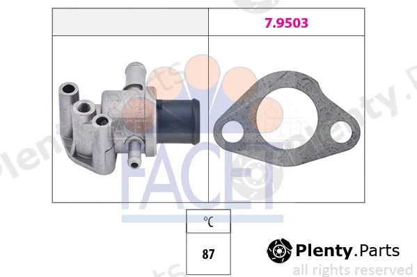 Facet 7.8105 — Thermostat, coolant Made in Italy - OE Equivalent