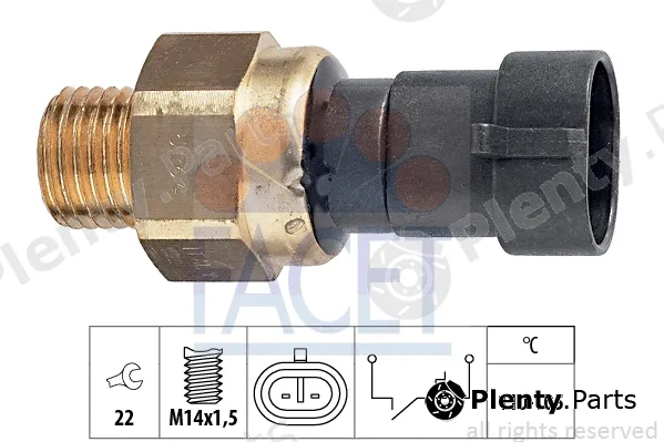 Facet 7.5264 — Temperature Switch, radiator fan Made in Italy - OE Equivalent