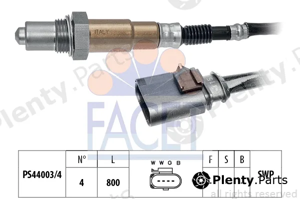 Facet 10.8199 — Lambda Sensor Made in Italy - OE Equivalent