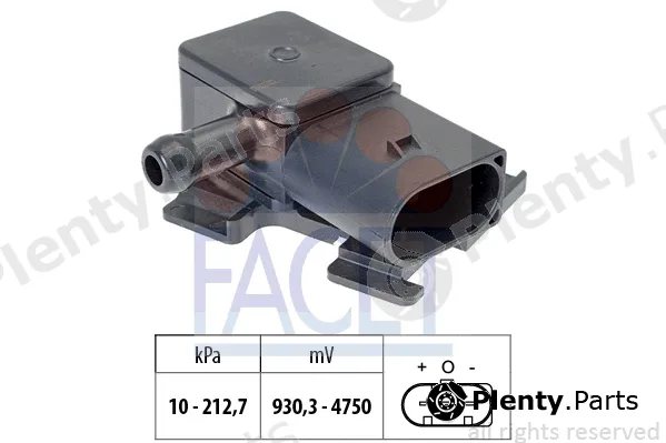 Facet 10.3283 — Air Pressure Sensor, altitude adaption Made in Italy - OE Equivalent