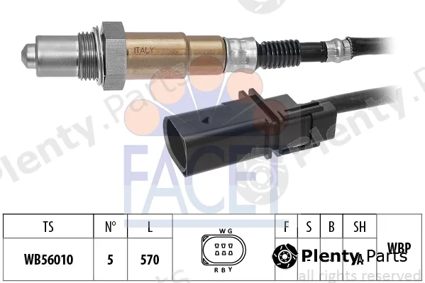 Facet 10.8587 — Lambda Sensor Made in Italy - OE Equivalent
