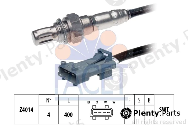 Facet 10.7081 — Lambda Sensor Made in Italy - OE Equivalent