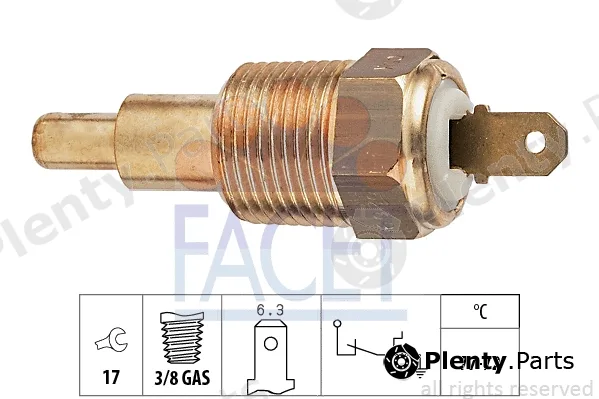 Facet 7.5269 — Temperature Switch, radiator fan Made in Italy - OE Equivalent