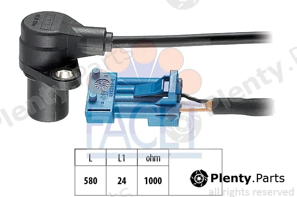 Facet 9.0620 — Sensor, crankshaft pulse Made in Italy - OE Equivalent