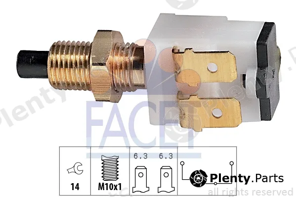 Facet 7.1008 — Stop Light Switch Made in Italy - OE Equivalent