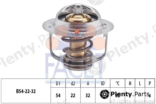 Facet 7.8305S — Thermostat, coolant Made in Italy - OE Equivalent