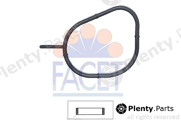 Facet 7.9697 — Seal, thermostat Made in Italy - OE Equivalent