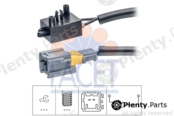 Facet 7.1210 — Switch, clutch control (cruise control) Made in Italy - OE Equivalent