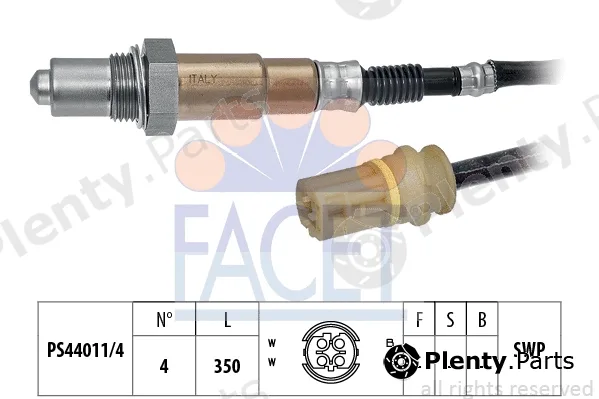 Facet 10.7274 — Lambda Sensor Made in Italy - OE Equivalent