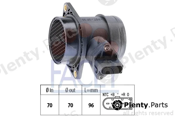 Facet 10.1221 — Mass Air Flow Sensor Made in Italy - OE Equivalent