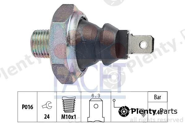 Facet 7.0051 — Oil Pressure Switch Made in Italy - OE Equivalent