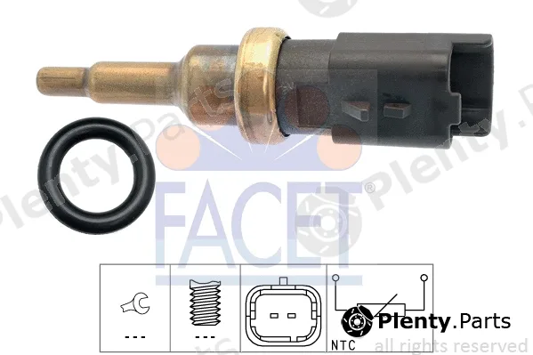 Facet 7.3399 — Sensor, coolant temperature Made in Italy - OE Equivalent