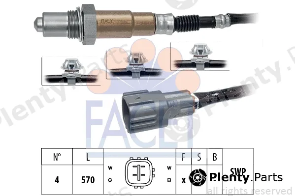Facet 10.7848 — Lambda Sensor Made in Italy - OE Equivalent