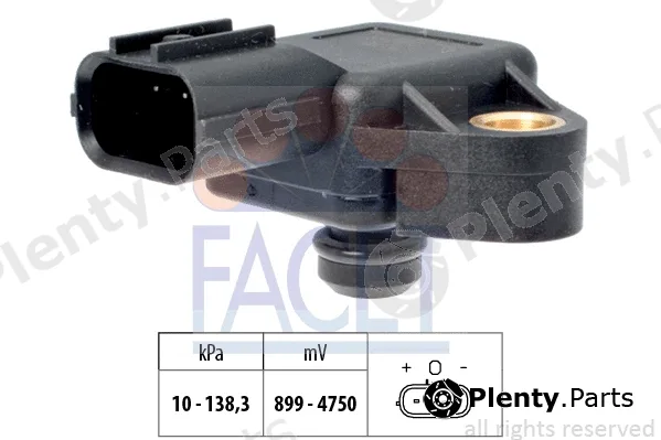 Facet 10.3394 — Air Pressure Sensor, altitude adaption Made in Italy - OE Equivalent