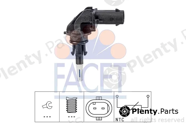 Facet 10.4032 — Sensor, intake air temperature Made in Italy - OE Equivalent