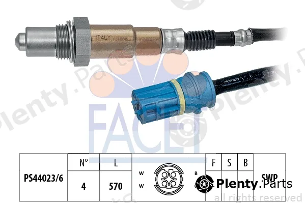 Facet 10.8164 — Lambda Sensor Made in Italy - OE Equivalent