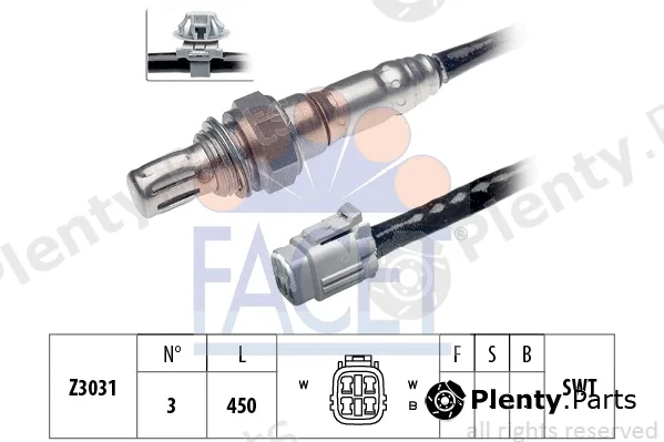 Facet 10.7866 — Lambda Sensor Made in Italy - OE Equivalent
