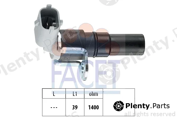 Facet 9.0327 — Sensor, crankshaft pulse Made in Italy - OE Equivalent