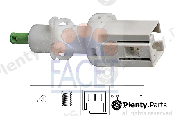 Facet 7.1069 — Stop Light Switch Made in Italy - OE Equivalent