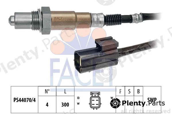 Facet 10.8106 — Lambda Sensor Made in Italy - OE Equivalent