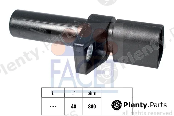 Facet 9.0578 — Sensor, crankshaft pulse Made in Italy - OE Equivalent