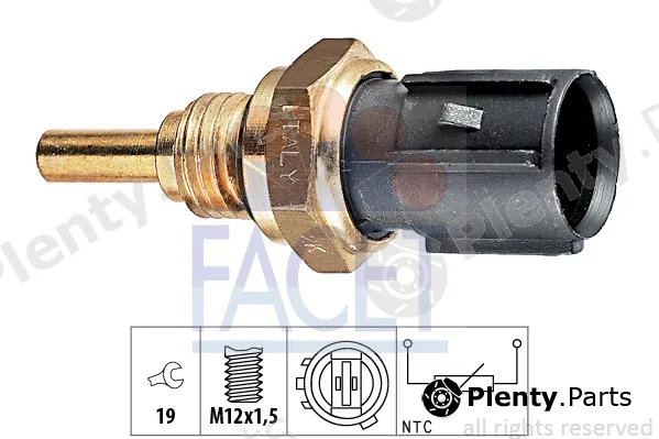 Facet 7.3198 — Sensor, oil temperature Made in Italy - OE Equivalent