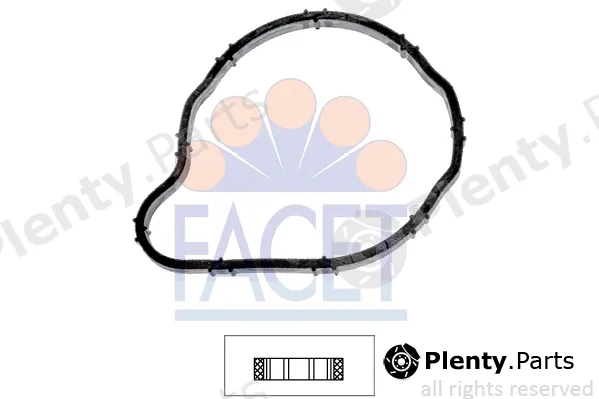 Facet 7.9704 — Seal, thermostat Made in Italy - OE Equivalent