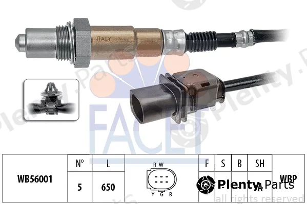 Facet 10.8415 — Lambda Sensor Made in Italy - OE Equivalent