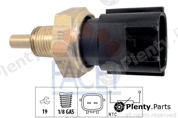 Facet 7.3358 — Sensor, oil temperature Made in Italy - OE Equivalent