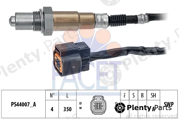 Facet 10.8291 — Lambda Sensor Made in Italy - OE Equivalent