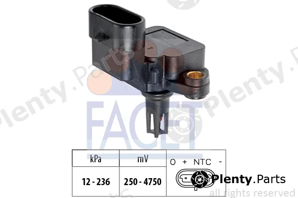 Facet 10.3109 — Air Pressure Sensor, altitude adaption Made in Italy - OE Equivalent