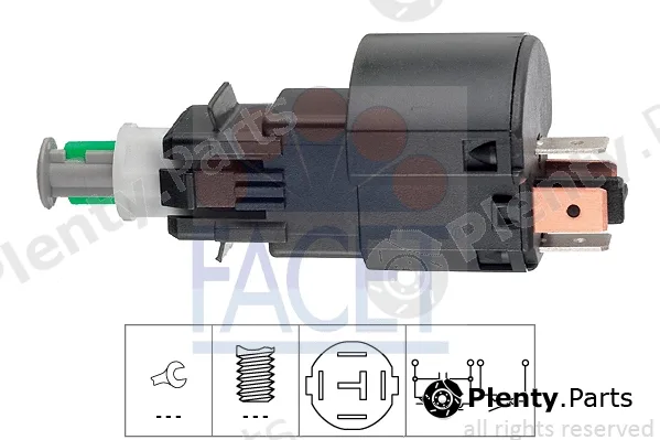 Facet 7.1163 — Stop Light Switch Made in Italy - OE Equivalent