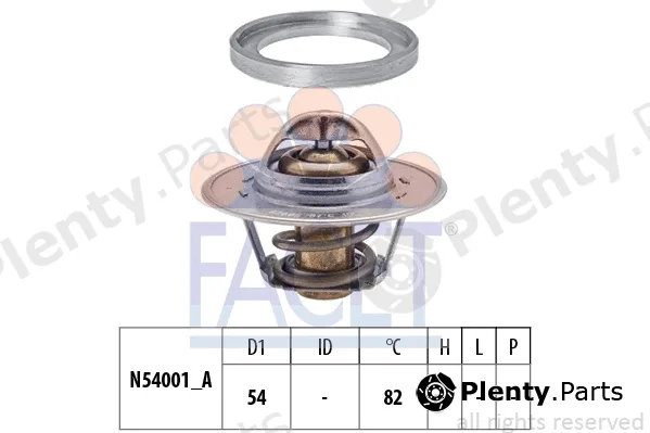 Facet 7.8740S — Thermostat, coolant Made in Italy - OE Equivalent