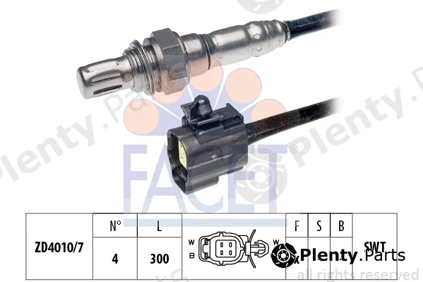 Facet 10.7228 — Lambda Sensor Made in Italy - OE Equivalent