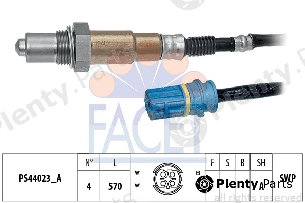 Facet 10.8323 — Lambda Sensor Made in Italy - OE Equivalent